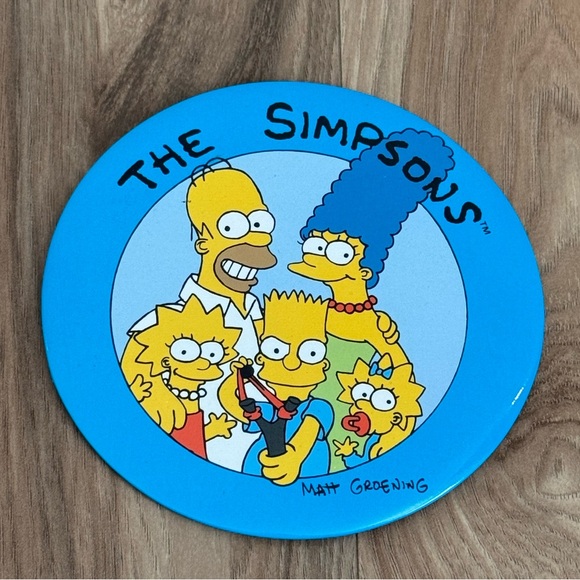 The Simpsons Pin / 6 inch / Bart Simpson / Homer Simpson / Collectibles - Picture 1 of 3